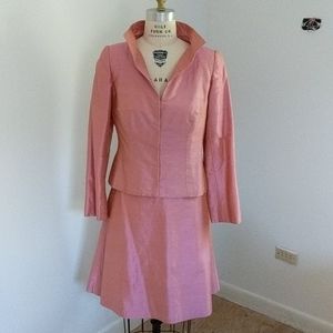 SOLD RR - Bespoke silk skirt and jacket set.